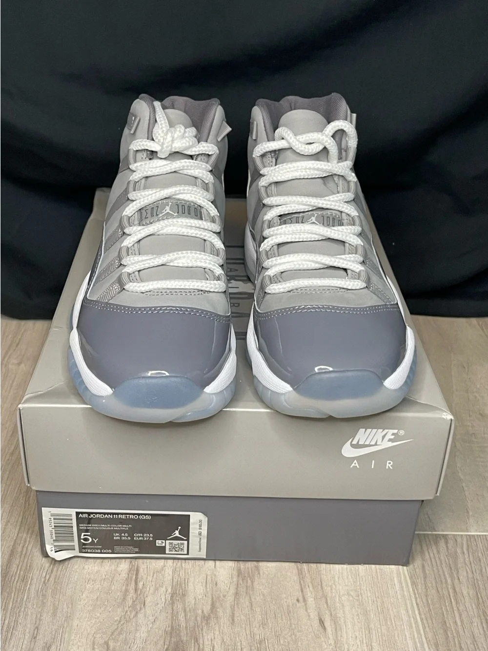 Air Jordan 11 Retro Cool Grey 2021 GS 5Y / Women’s 6.5 NEW